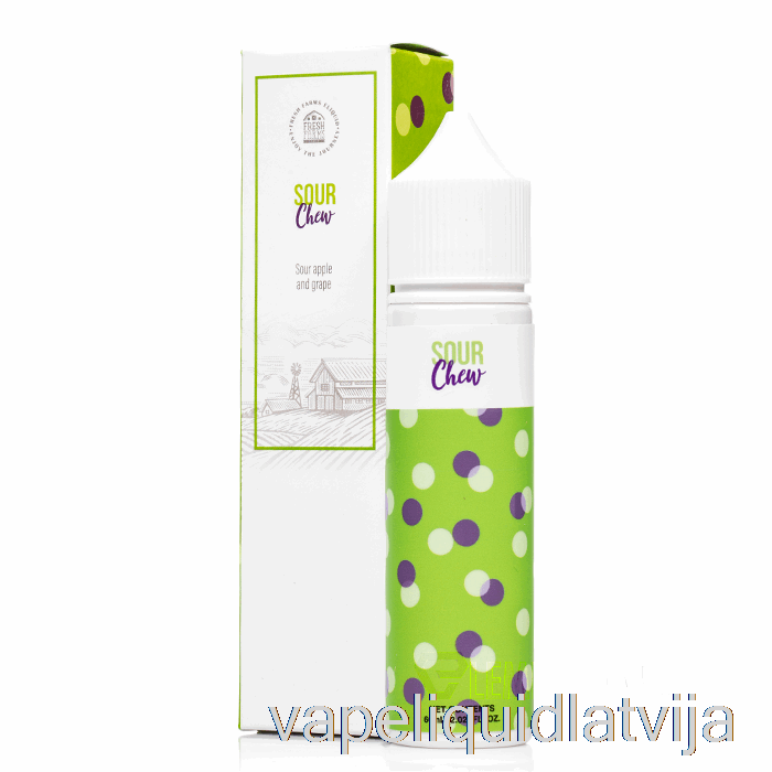 Skāba Košļāšana - Svaigas Fermas - 60ml 0mg Vape šķidrums